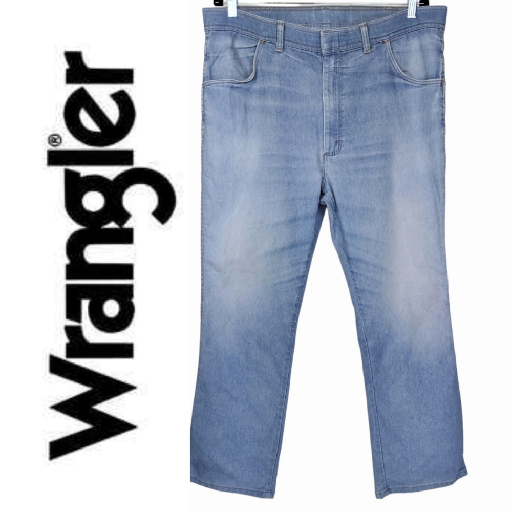 VINTAGE Wrangler Light Wash Bootcut Jeans Sz 16